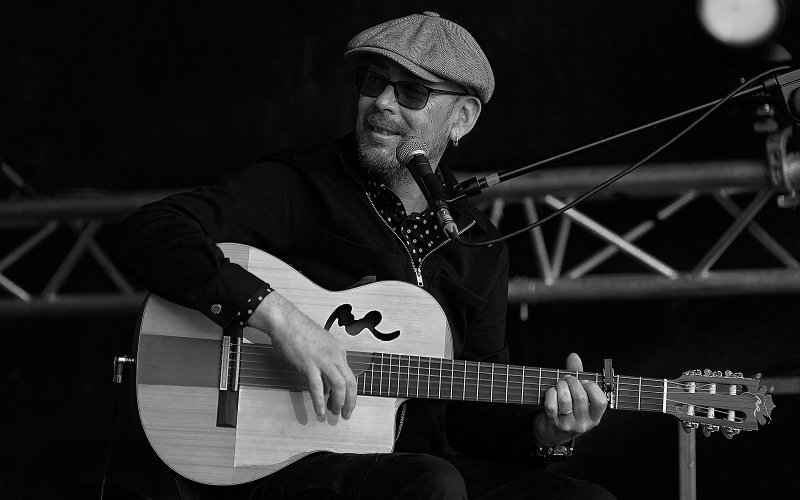 Renard-photo guitariste