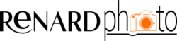Logo Renard Photo noir transparent